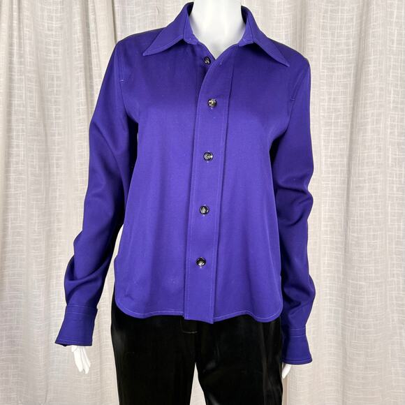 Bottega Veneta wool blouse sz 42 - Picture 2 of 10